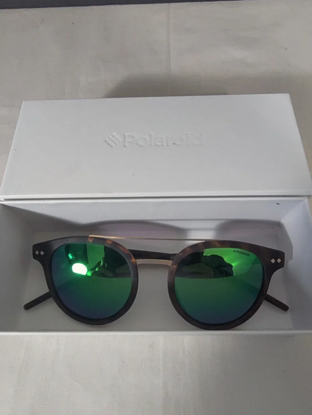Polaroid tortoiseshell polarized lenses PLD6031/S N9P5Z 49 21 145 3 (EUC) (Nice)